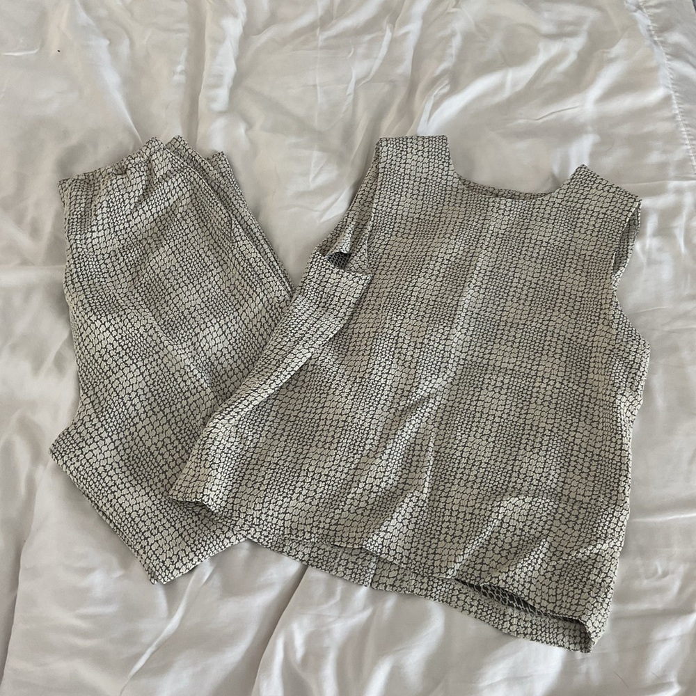 Vintage Earl Rutenberg Women’s Two Piece Patterned Set Size S/4